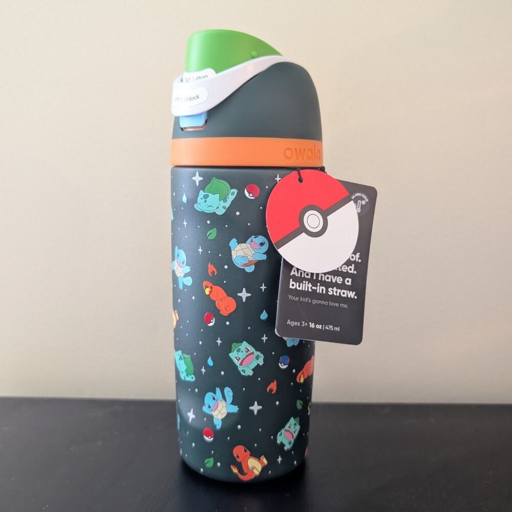NWT POKÉMON x OWALA 16 oz Kanto Region First Partners Limited Edition In Hand